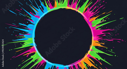 Dogs outside doghouse with adoption sign on blue background