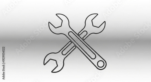 Crossed wrenches represent repair and maintenance, symbolizing tools and mechanics.