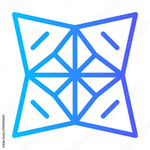 cootie catchers gradient icon