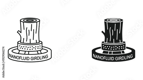 Nanofluid Girdling Concept Art in Modern Scientific Illustration