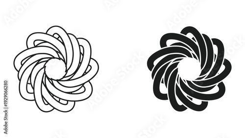 Modern abstract designs for creative projects and branding