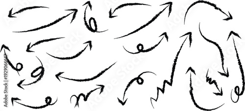 A set of arrows