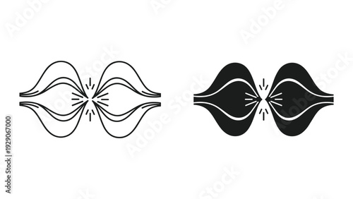 Modern abstract graphic design elements for creative projects