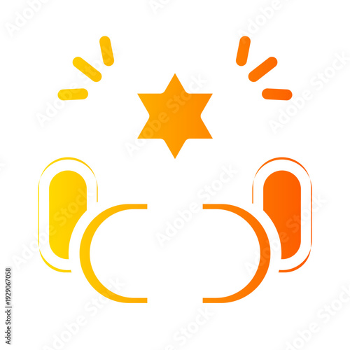 liberation gradient icon