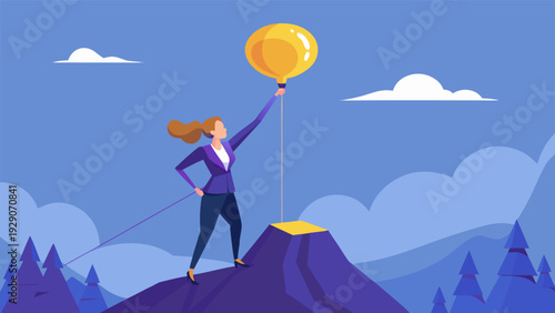 Creative business ideas and strategic goals for company growth.eps