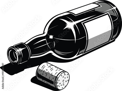 Rustic Liquor and Spirits Vector Illustrations