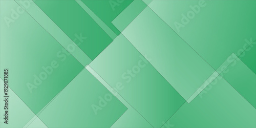 Abstract Green Gradient with Overlapping Diamond Shapes – Modern Geometric Pattern Vector