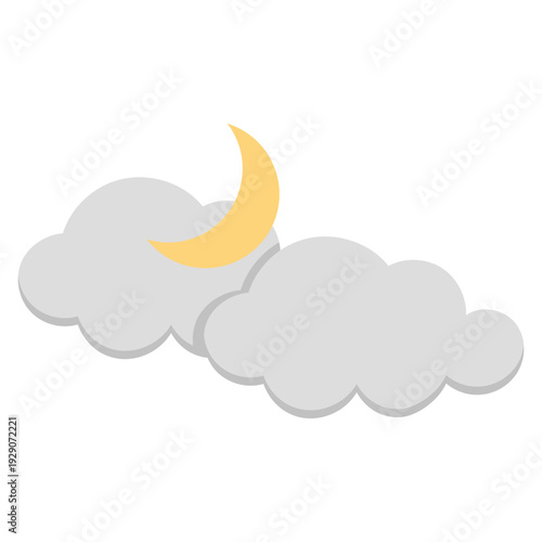 Cloudy Night Weather Icon