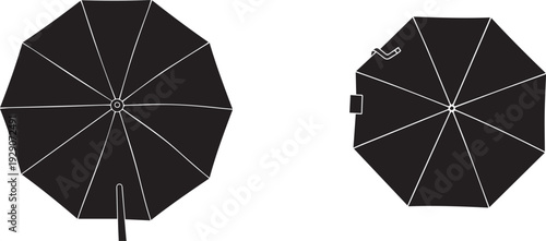 umbrellas vector illustration