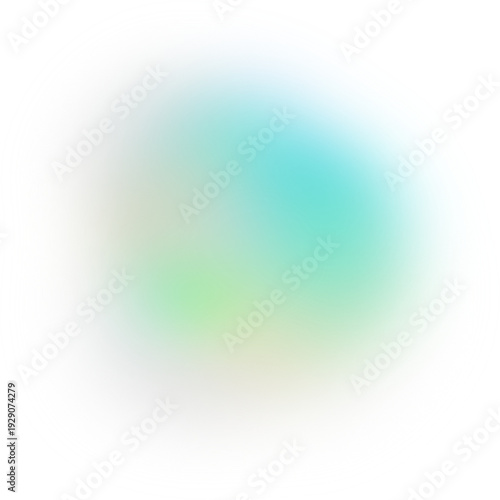 An abstract cool tone spot blur gradient transparent design element.