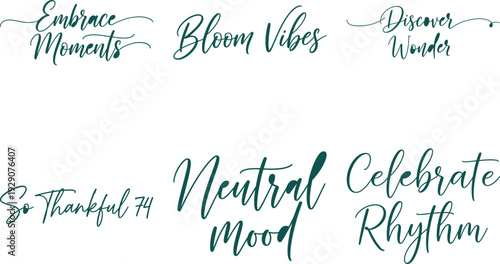 Inspirational Quotes Typography Collection