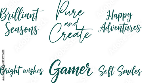 Inspirational Quotes Typography Design