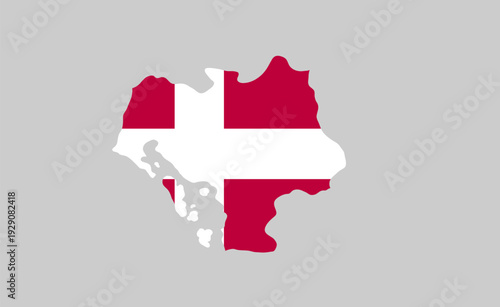 Ribe Denmark map showing highlighted location in Europe.