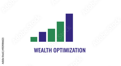 Wealth Optimization Bar Graph Illustrating Financial Growth and Investment Success.