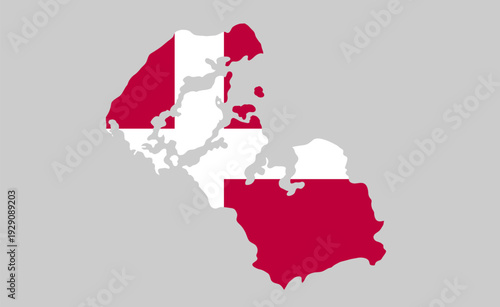 Viborg Denmark map showing highlighted location in Europe.
