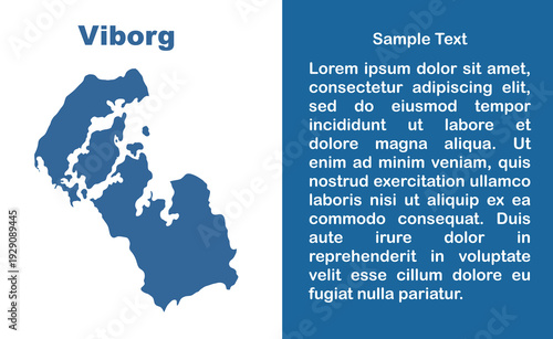 Viborg Denmark map showing highlighted location in Europe.
