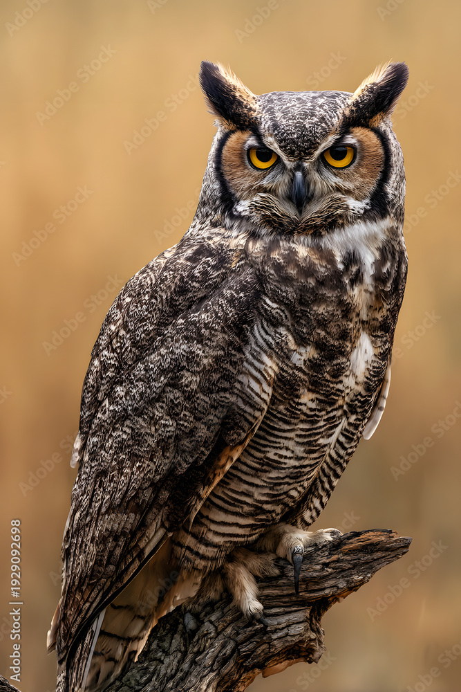 Fototapeta premium The mighty horned owl