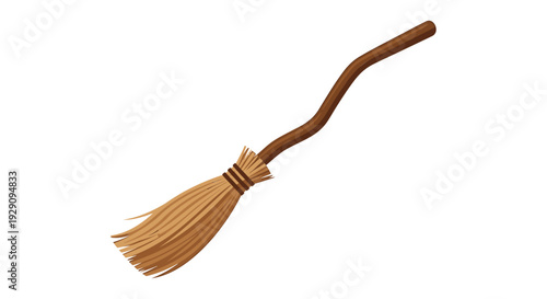 Vector broom icon
