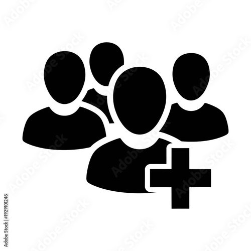 Medical team adding new member healthcare professionals