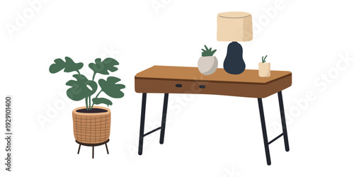 practical coffee table in modern living room interior design scene