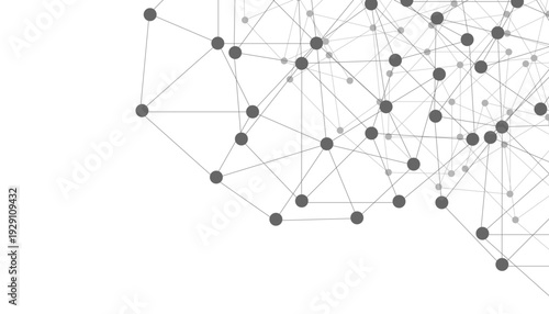 Abstract technology dot and line connection digital hi tech design concept background. Space for text. Vector illustration