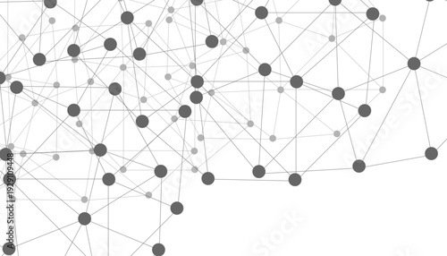 Abstract plexus background with connecting dots and lines. Global network connection