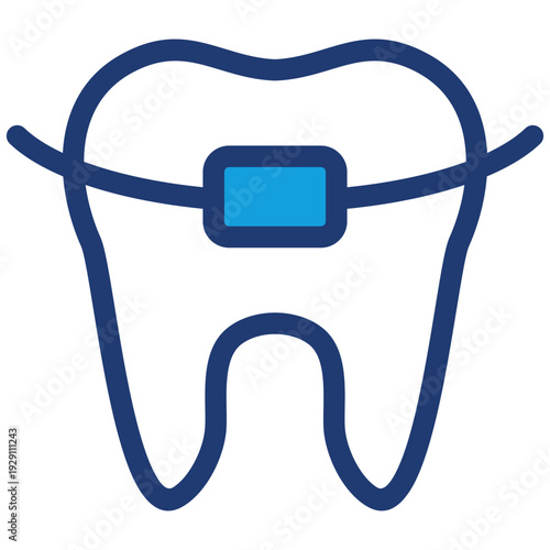 Braces Blue Icon