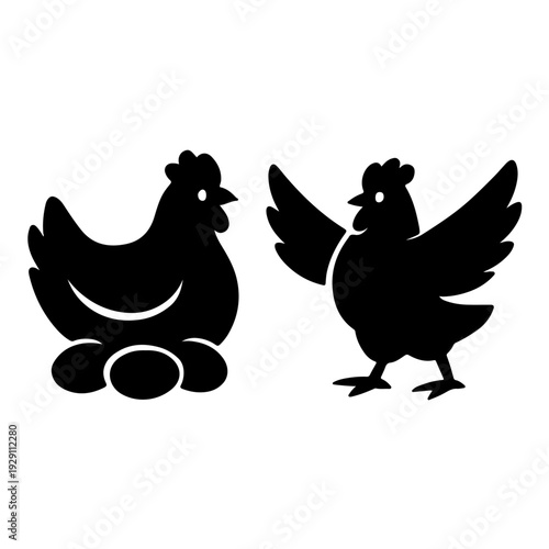 Wallpaper Mural Colorful rooster character design for farm and poultry branding. Torontodigital.ca