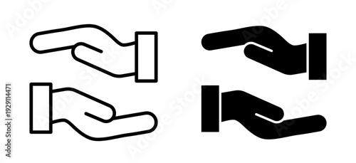 Forgiveness icons pack. vector illustrations designs