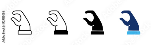 Pinch icon sheet multiple style collection