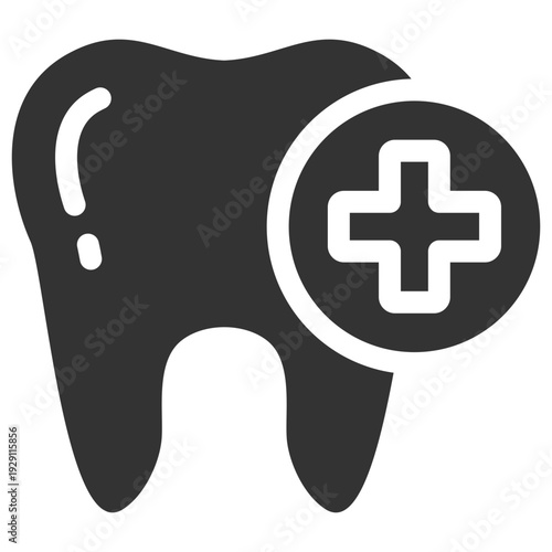 Dental Care Glyph Icon