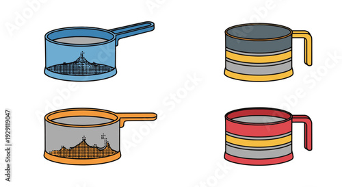 Foto Flour Sifter Line clean abstract modern