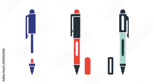 Gel Pen Line art creative abstract color