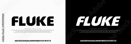 Fluke Font, A clean and bold sans serif font,italic, designed for fashion brands, logos, and modern headlines.vector illustrations