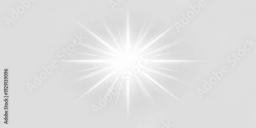 Bright blue abstract star burst background with shining rays and glowing light energy vector design