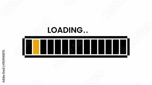 video gif loading bar processing battery power