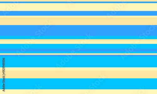 Vibrant horizontal stripes in pastel yellow and blues create a cheerful, summery pattern.  Ideal for backgrounds, textiles, website design, or any project needing a playful, optimistic aesthetic.