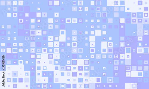Abstract pastel blue square pattern background.  Perfect for websites, presentations, or any design needing a subtle, modern texture. Evokes feelings of calm, technology, or data visualization.
