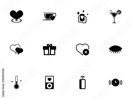 Symbols of Affection, Celebration, and Mood Control for Dating Apps