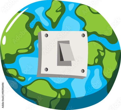 Earth Hour Illustration