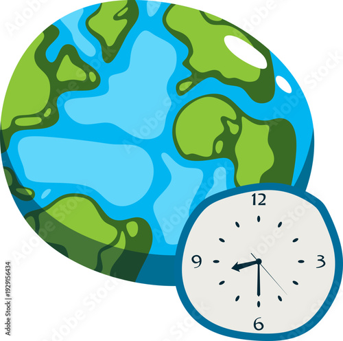 Earth Hour Illustration