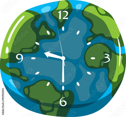 Earth Hour Illustration