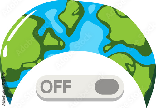 Earth Hour Illustration