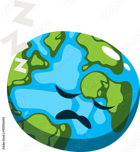 Earth Hour Illustration