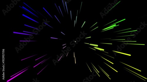 Light Beam Motion Graphics Loop