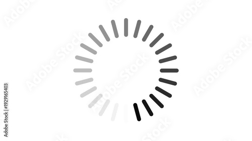 Animated circular loading mark with black background. Loading wheel animation. loading icon animation. Loading Circle Video with Glow. 4k video.