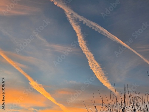 Wunderschöner Abendhimmel