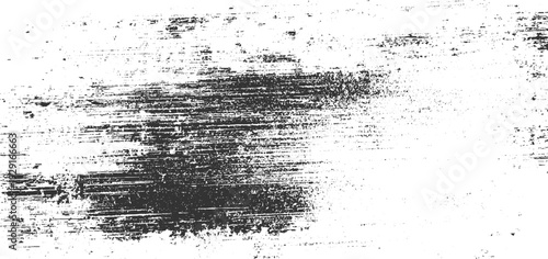 Black and white textured background with horizontal distressed lines and scattered dots