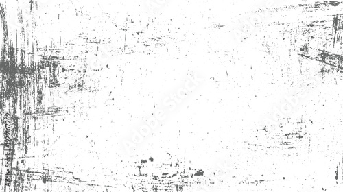 Grungy distressed concrete texture with dark gray smudges and scratches on white background grunge