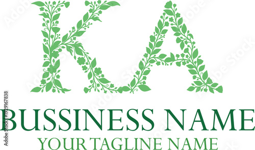 KA K ka initial logo | initial based abstract modern minimal creative logo, vector template image. luxury logotype logo, real estate homie logo. typography logo. initials logo